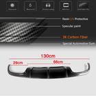 Mercedes C-klass W204 2007–2015 Bakre stötfångardiffusor V3 (för AMG SD 2008-2011, kolfiber) foto 5
