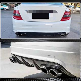 Bakre stötfångardiffusor V3 (för AMG SD 2008-2011, kolfiber) foto 4