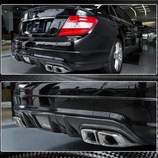 Bakre stötfångardiffusor V4 (för AMG SD 2008-2011, Carbon) foto 3