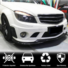 Mercedes C-klass W204 2007–2015 Frontläpp till främre stötfångare Lip V3 (för AMG 2008-2011, kolfiber) foto 2