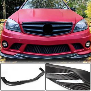 Frontläpp till främre stötfångare Lip V3 (för AMG 2008-2011, kolfiber) foto 1