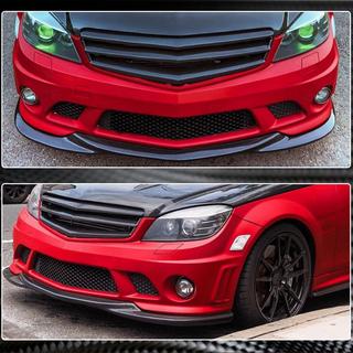 Frontläpp till främre stötfångare Lip V3 (för AMG 2008-2011, kolfiber) foto 4