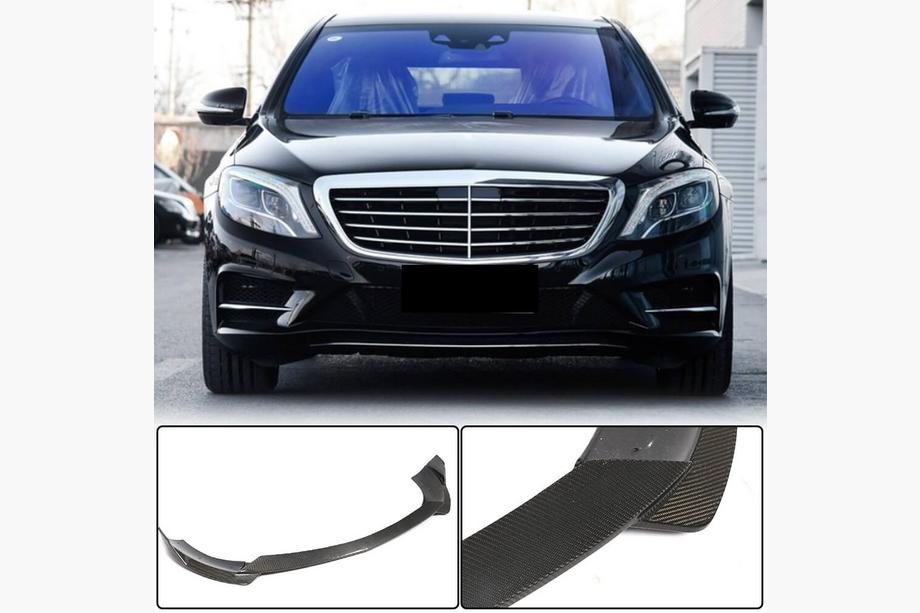 Mercedes S-class W222 2013–2022 Frontläpp till stötfångare (för AMG-Line 2014-2017, kolfiber) Image