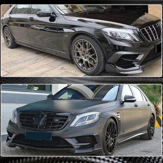 Frontstötfångarinsatser V1 (för S63 AMG 2014-2017, kolfiber) foto 4