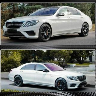 Sidokjolar (för S63 AMG 2014-2017, kolfiber) foto 3
