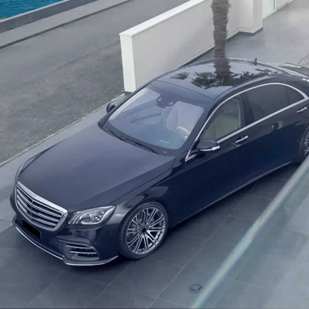 Frontstötfångarinsatser V2 (för S63 AMG 2014-2017, kolfiber) foto 3