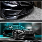 Mercedes S-class W222 2013–2022 Frontspoilerlip (för S63 AMG 2014-2017, kolfiber) foto 3