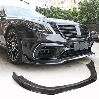 Front bumperlip (för S63/S65 AMG 2018-2022, kolfiber) foto 1