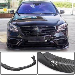 Front bumperlip (för S63/S65 AMG 2018-2022, kolfiber) foto 2