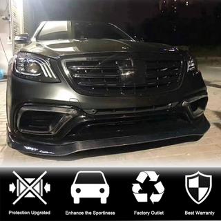 Front bumperlip (för S63/S65 AMG 2018-2022, kolfiber) foto 3