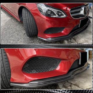 Frontläpp till stötfångare Lip V1 (för AMG-Line 2013-2016, kolfiber) foto 3
