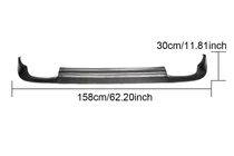 Mercedes E-class W212 2009–2016 Bakre stötfångardiffusor (för Base SD 2010-2013, kolfiber) foto 8