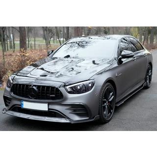 Frontläpp till stötfångare fram (för AMG-Line 2020-2023, kolfiber) foto 3