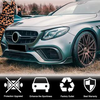 Frontspoilerläpp Lip V1 (för E63 AMG 2016-2019, kolfiber) foto 2