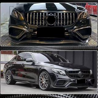 Frontspoilerläpp Lip V1 (för E63 AMG 2016-2019, kolfiber) foto 3