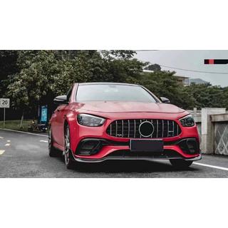 Frontläpp till främre stötfångare (för E63 AMG 2020-2023, kolfiber) foto 2
