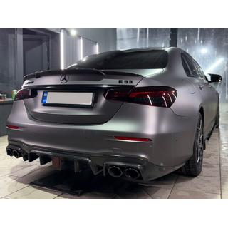 Bakre stötfångardiffusor (för E63 AMG 2020-2023, kolfiber) foto 3