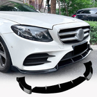 Mercedes E-klass W213 2016–2023 Frontläpp / lipspoiler till främre stötfångaren (för AMG-Line / E43 AMG 2016-2019, plast) foto 1