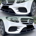Mercedes E-klass W213 2016–2023 Frontläpp / lipspoiler till främre stötfångaren (för AMG-Line / E43 AMG 2016-2019, plast) foto 2