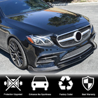 Mercedes E-klass W213 2016–2023 Frontläpp till stötfångare Lip V1 (för AMG-Line / E43 AMG 2016-2019, kolfiber) foto 2