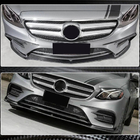 Mercedes E-klass W213 2016–2023 Frontläpp till stötfångare Lip V1 (för AMG-Line / E43 AMG 2016-2019, kolfiber) foto 4