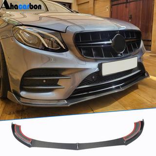 Frontläpp till stötfångare Lip V1 (för AMG-Line / E43 AMG 2016-2019, kolfiber) foto 1