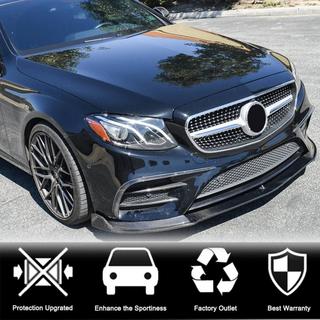 Frontläpp till stötfångare Lip V1 (för AMG-Line / E43 AMG 2016-2019, kolfiber) foto 2