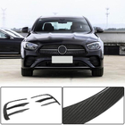 Mercedes E-klass W213 2016–2023 Frontläpp till stötfångaren (för AMG-Line 2020+, dry carbon) foto 8
