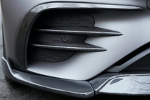 Mercedes E-klass W213 2016–2023 Frontläpp till stötfångaren (för AMG-Line 2020+, dry carbon) foto 2