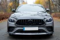 Mercedes E-klass W213 2016–2023 Frontläpp till stötfångaren (för AMG-Line 2020+, dry carbon) foto 5