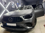 Mercedes E-klass W213 2016–2023 Frontläpp till stötfångaren (för AMG-Line 2020+, dry carbon) foto 10