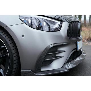 Frontläpp till stötfångaren (för AMG-Line 2020+, dry carbon) foto 1