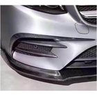 Mercedes E-klass W213 2016–2023 Kolfiberinsatser för främre stötfångare V2 (för E43 AMG 2016-2019) foto 2