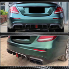 Mercedes E-klass W213 2016–2023 Bakre stötfångardiffusor med avgasutblås V2 (för AMG/AMG-Line 2016-2019, kolfiber) foto 4