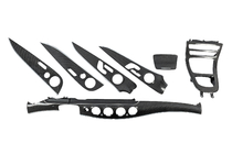 Mercedes E-klass W213 2016–2023 Instrumentpanelslister (kolfiber) foto 1