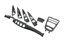 Mercedes E-klass W213 2016–2023 Instrumentpanelslister (kolfiber) foto 2