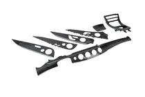 Mercedes E-klass W213 2016–2023 Instrumentpanelslister (kolfiber) foto 3