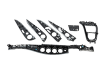 Mercedes E-klass W213 2016–2023 Instrumentpanelslister (kolfiber) foto 4