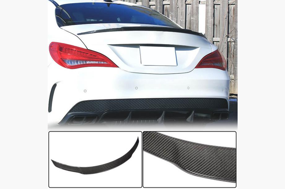 Mercedes CLA C117 2013–2019 Spoiler V5 (SD, kolfiber) Image