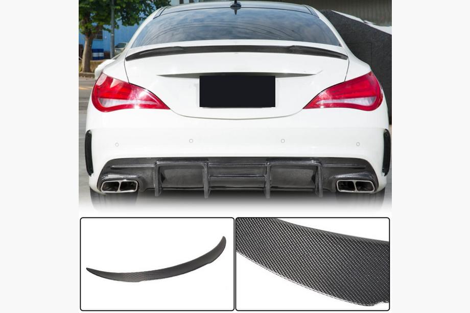 Mercedes CLA C117 2013–2019 Spoiler V8 (SD, kolfiber) Image