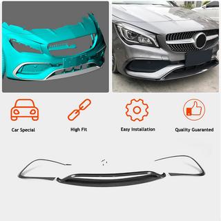 Kolfiber frontläpp till stötfångaren (för AMG-Line SD 2017-2019, carbon) foto 2