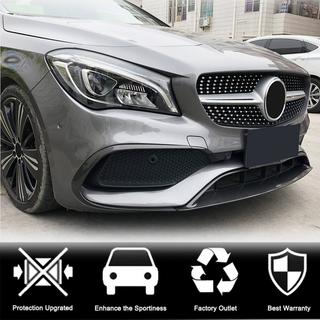 Kolfiber frontläpp till stötfångaren (för AMG-Line SD 2017-2019, carbon) foto 3