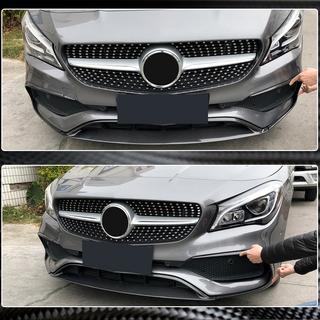 Kolfiber frontläpp till stötfångaren (för AMG-Line SD 2017-2019, carbon) foto 4