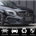 Mercedes CLA C117 2013–2019 Frontläpp Lip till främre stötfångare (för CLA45 AMG SD 2013-2015, kolfiber) foto 2