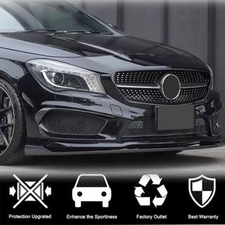 Frontläpp Lip till främre stötfångare (för CLA45 AMG SD 2013-2015, kolfiber) foto 2