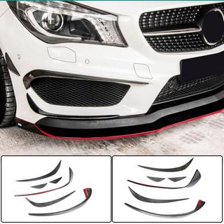 Kolfiberinsatser till främre stötfångare (för CLA45 AMG SD 2013-2016) foto 1