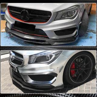 Kolfiberinsatser till främre stötfångare (för CLA45 AMG SD 2013-2016) foto 4