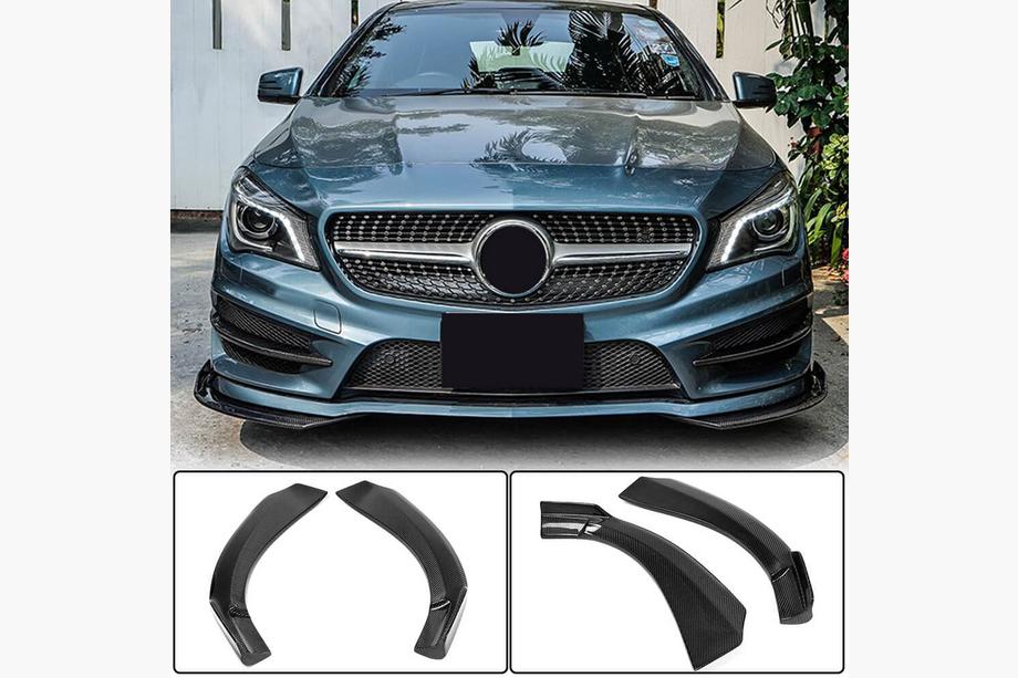 Mercedes CLA C117 2013–2019 Kolfiber frontstötfångarinsatser (för Base SD 2013-2016) Image