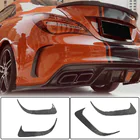 Mercedes CLA C117 2013–2019 Bakre stötfångarinsatser V1 (för AMG-Line / CLA45 AMG SD, kolfiber) foto 1