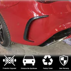 Mercedes CLA C117 2013–2019 Bakre stötfångarinsatser V1 (för AMG-Line / CLA45 AMG SD, kolfiber) foto 2
